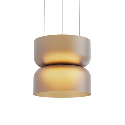 Mini abat-jour en verre opale Totem