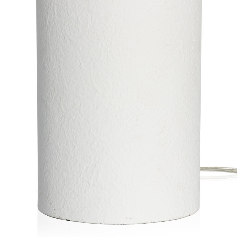 Santorini Table Lamp, Matte White Plaster