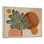 Vert et orange, minimalisme, sauge, élégance - art encadré botanique, décoration murale botanique verte-2019014143-1997450182-2019014141