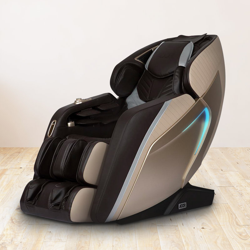 Fauteuil de massage 3D Integra, Similicuir brun, Brun