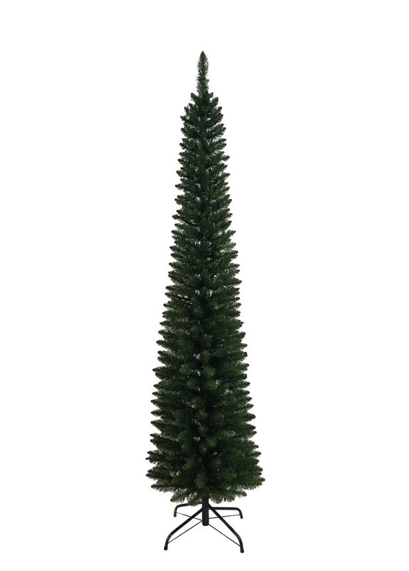 WOODLANDER SPRUCE - Artificial Slim Christmas Tree, 7 ft