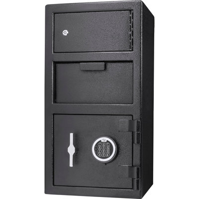 Large Locker Depository Safe With Digital Keypad (0.72-0.78 Cubic Ft)