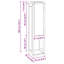 Solid Wood Bathroom Cabinet