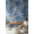 Stone Texture Wallpaper Blue Abstract Wall Mural