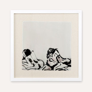 Veil Limited Edition 12 x 12 in. "Painted Prayer" Framed Silk Scarf by Fanyu Lin