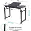 Adjustable Metal Base Computer Desk-1767023284-1767023281
