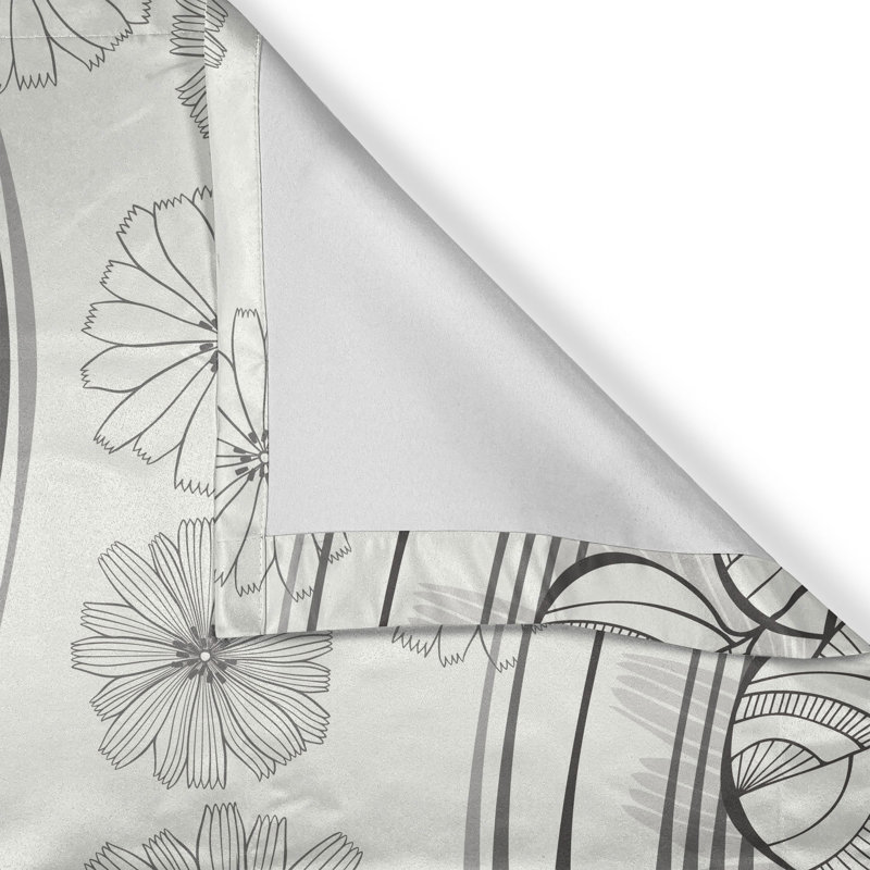 Semi Sheer Curtain Pair