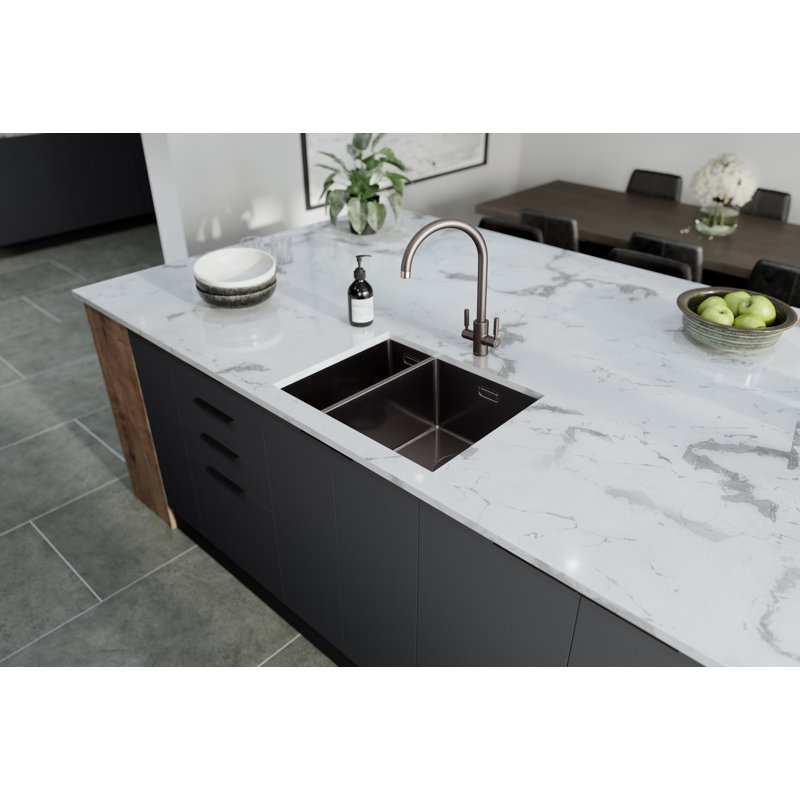 1.5 Bowl Undermount/Inset Kitchen Sink, Graphite