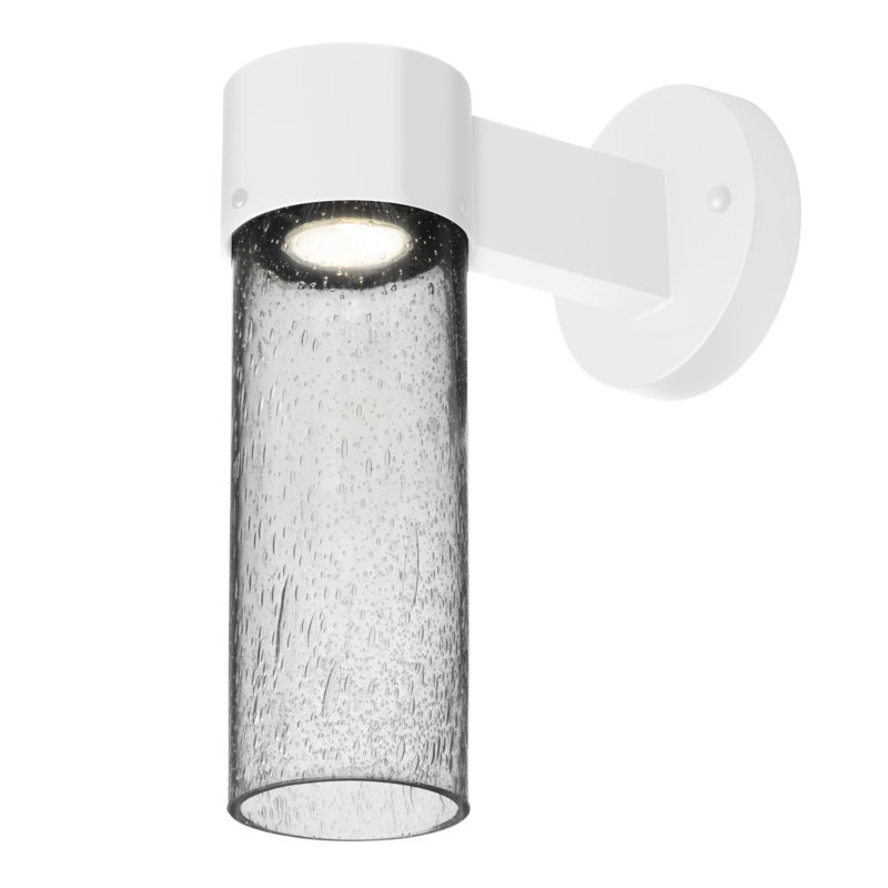 Cattalina Wall Light, 17.5" H x 5" W x 8.5" D, White, Clear