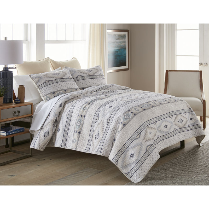 Donna Sharp Windswept 3PC Queen Southwest Quilt Set, Queen Quilt + 2 Shams