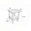 Chaise longue d'extérieur avec table d'appoint-1387727934