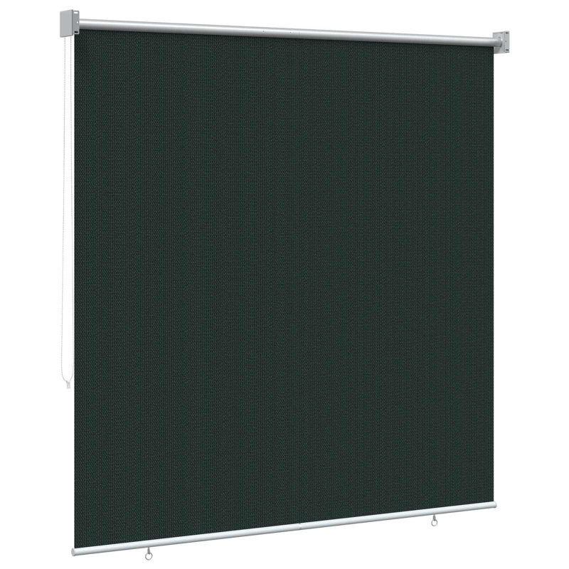 Roller Blind, Dark Green, 145 cm W x 140 cm L