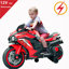 Motocyclette de 42 pouces en ABS pour enfants avec des lumières et une moto rouge chaude