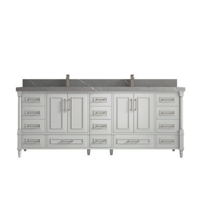 Ensemble de meuble-lavabo double 84 po Aberdeen