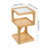 3-Tier Solid Wood Nightstand For Small Spaces With Open Storage-608695967