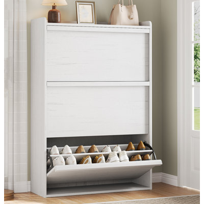 24 Pair Shoe Storage Cabinet