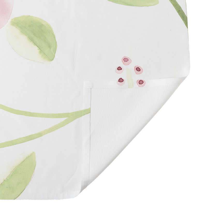 Rideau de douche à motif floral Wynonna