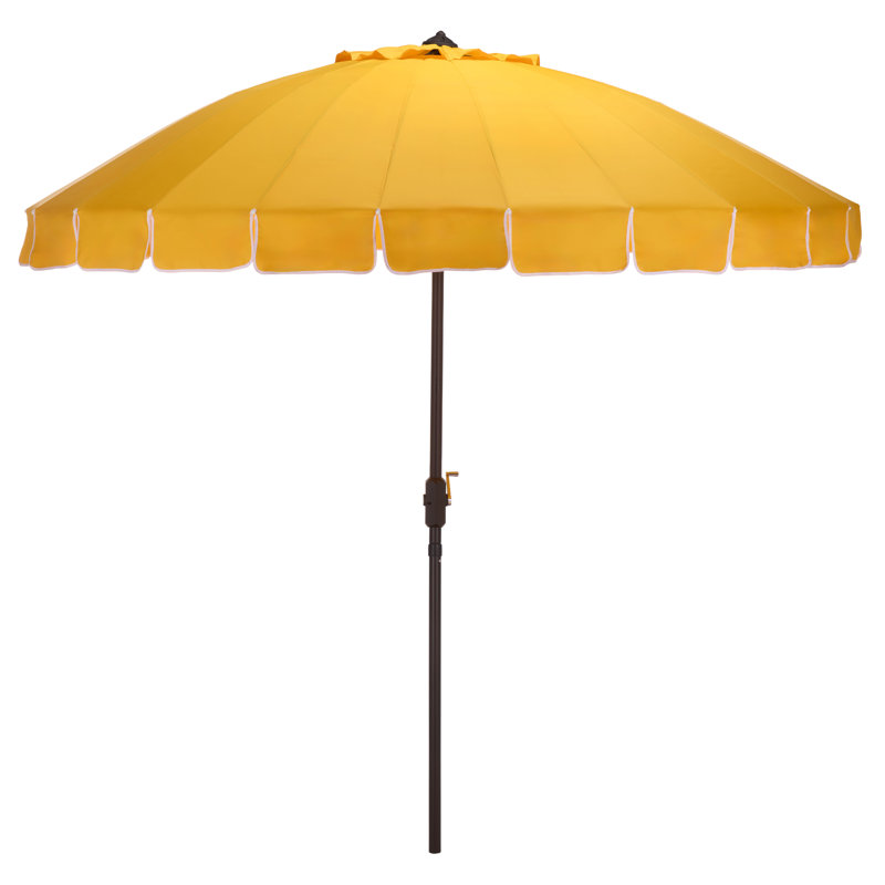 252cm Market Parasol, Yellow