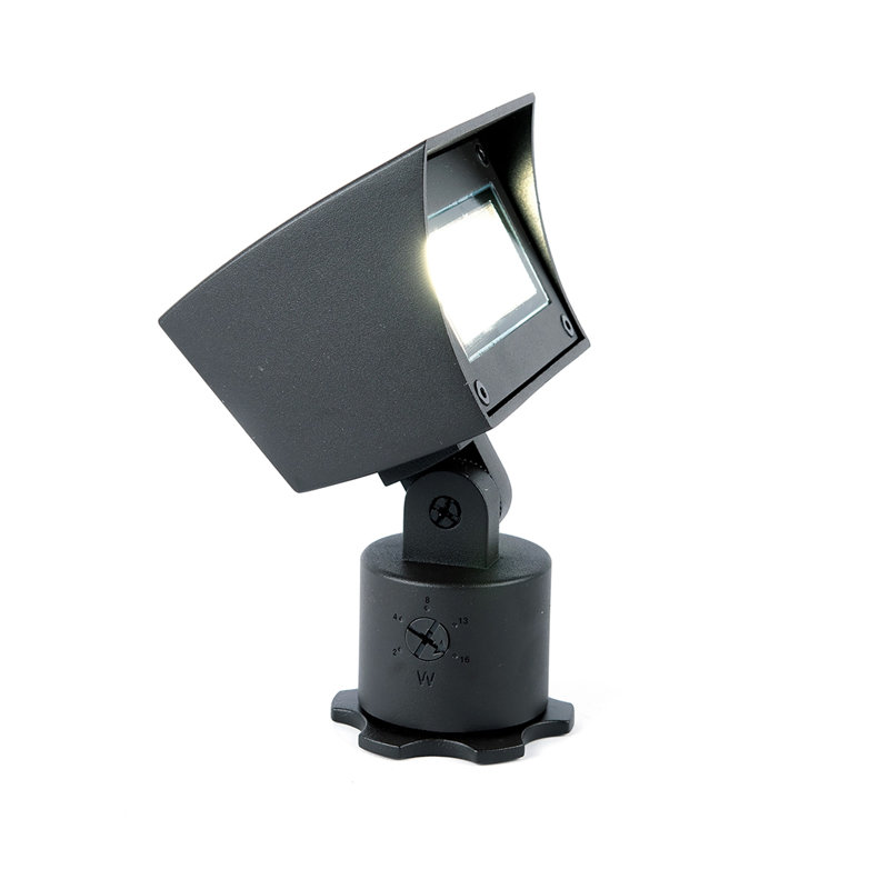 Projecteur à DEL noir basse tension intégré en métal, 3000
