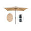 Parasol lumineux à énergie solaire à DEL-140128392