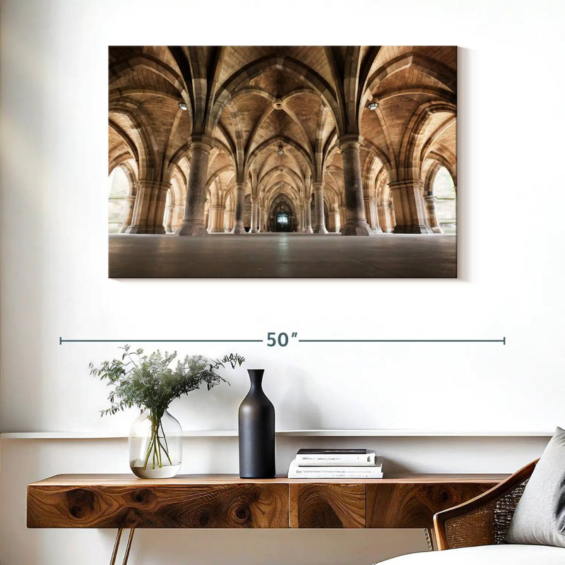 Cloître de l'Université Lilie Glasgow, H 26 po x l 39 po