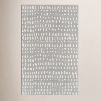 Pacchi Gray Hand-Tufted Abstract Rug