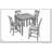 Compact Wooden Dining Square Table, Perfect For Small Spaces And 4 Person Gatherings, Only The Table