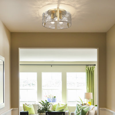 Kourtney Glass Flush Mount
