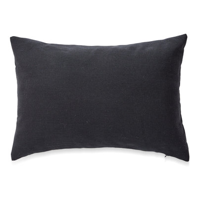 SEATTLE SOLID Feather Linen Reversible Throw Pillow
