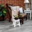 Repose-pieds Shyloh, tabouret en bois-826482798