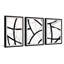 " Black And White Patterns " by Marmont Hill 3 - Pieces