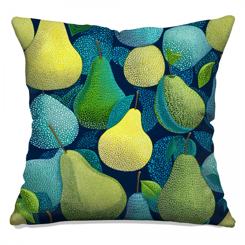 Coussin Pears, 20 x 20 inches