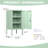 Metal Locker End Table - Modern Minimalist Side Table with 2 Adjustable Shelves, Anti-Tilt Design - Multi-Functional Storage Cabinet for Living Room & Bedroom (27.55" H x 13.78" W x 14.96" D)