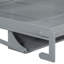 Grand lit gris avec levage hydraulique et fonction de bureau, peu encombrant pour les petits appartements, structure d'une capacité de 600 lb, rangement de matelas intégré, espaces de vie avec système de pliage Good Night de 10 pouces, structure-550198608-550198615