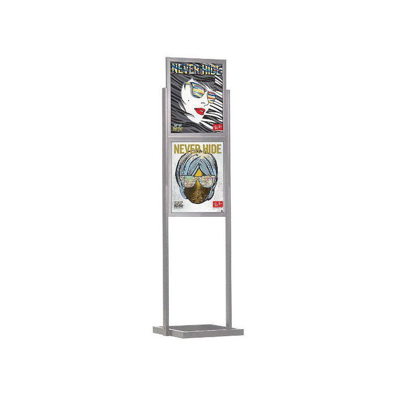 Planche eco info, H 24,91 po x l 18,91 po, Argent