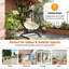 U_STYLE Chaise hamac suspendue d'extérieur pour l'intérieur avec support (y compris chaise de patio)-452946541-452946512