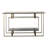 Stamper 140cm Glass Top Console Table
