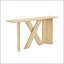 Console 60,25 "Minimalist X-Frame - Grain de bois naturel