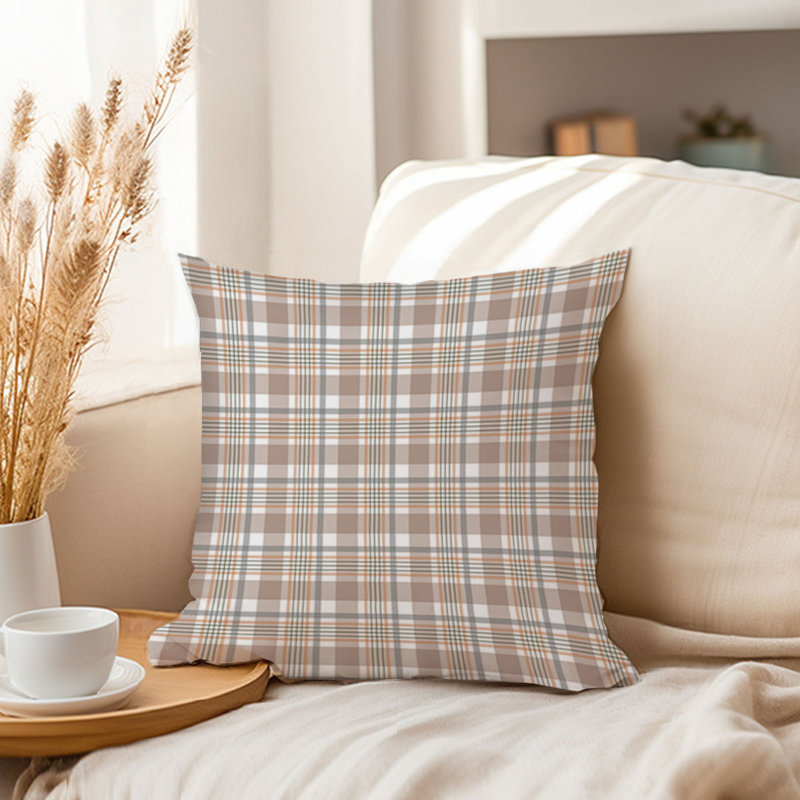 Retro Plaid Pattern XIII, 16"H x 16"W