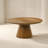 36" Modern Round Solid Wood Coffee Table with Pedestal Base, Farmhouse Style For Living Room and Office-1616246048
