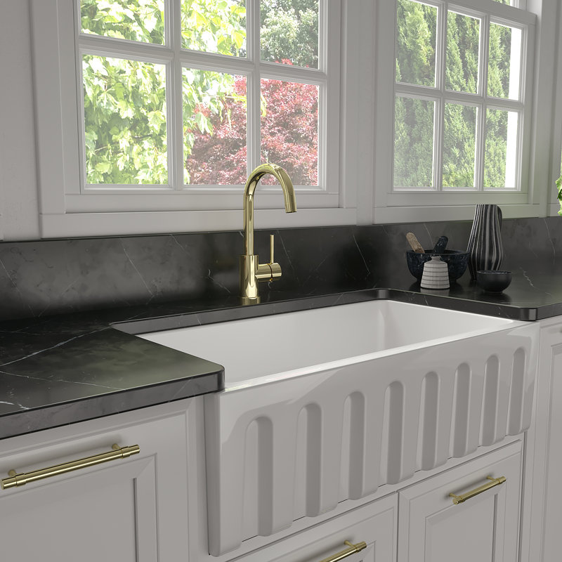 ZLINE Renoir Kitchen Faucet, Polished Gold