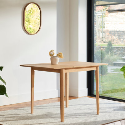 Extendable Solid Wood Base Dining Table