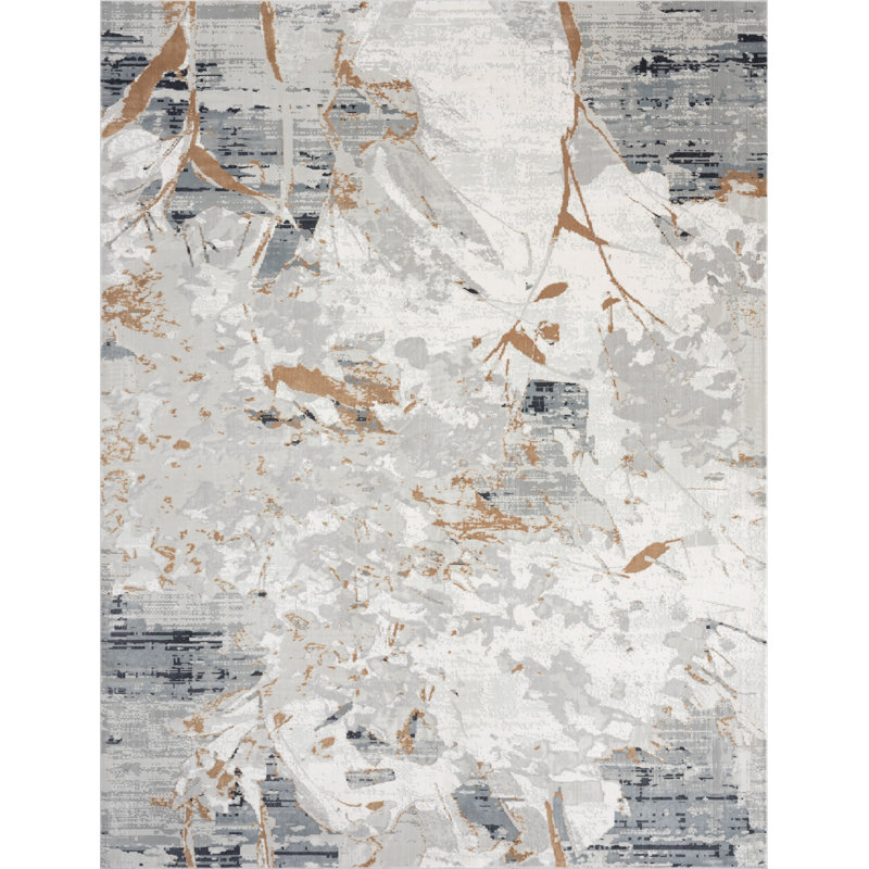 Bliss Abstract Indoor Rug, Rectangle 9'6" x 13'
