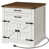 White/Walnut selected