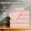  Serviettes de bain en coton Smart Quick-Dry Zero Twist, ensemble de 4-1696872754