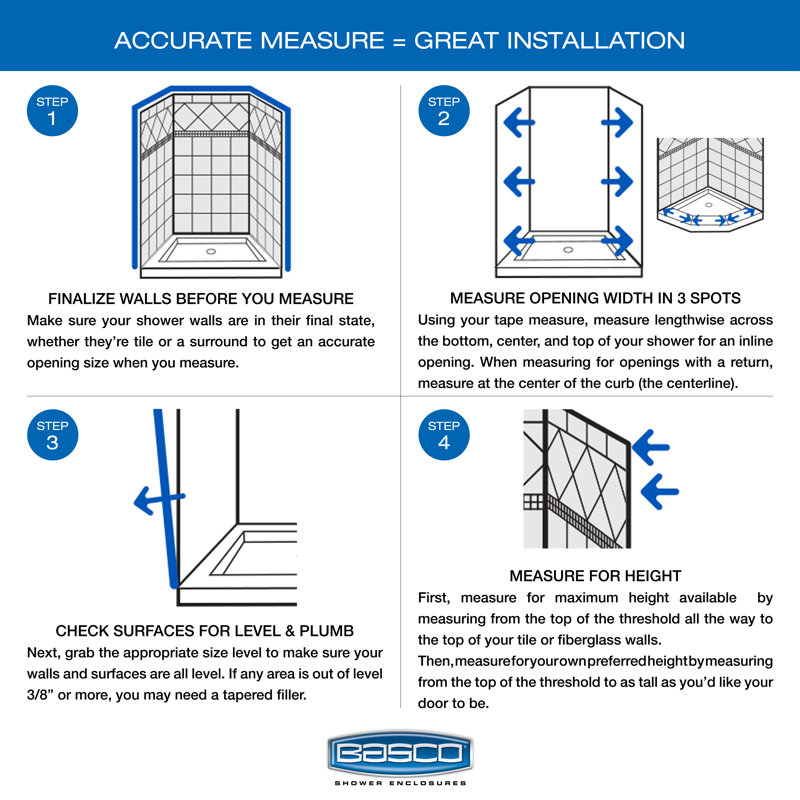 Deluxe 61.5'' W 68.625'' H Framed Neo-angle Reversible Shower Enclosure, Oil Rubbed Bronze
