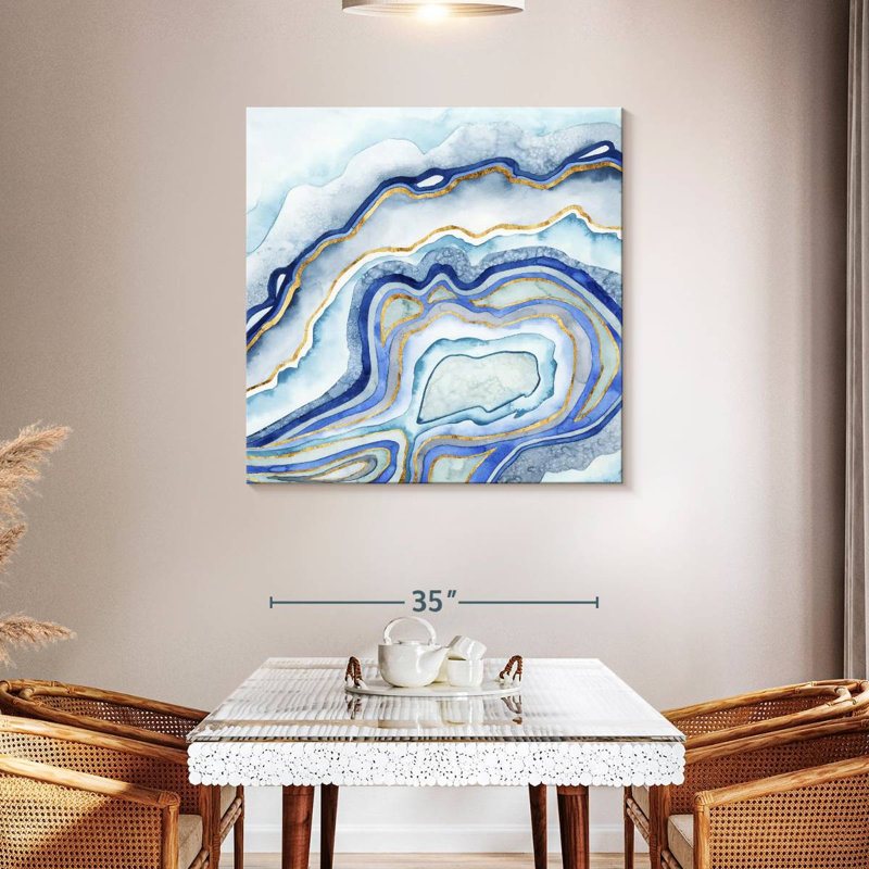 Avery Cobalt Agate II, 39" H x 39" W