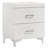 White 2-Drawer Nightstand