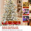 Arbre de Noël épinette mince givré pré-éclairé-1157245117