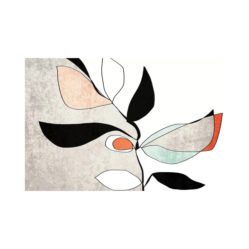 Abstract Bloom II-III by Irena Orlov - Wrapped Canvas Gallery-Wrapped Canvas Giclée, 20.32 cm H x 30.48 cm W
